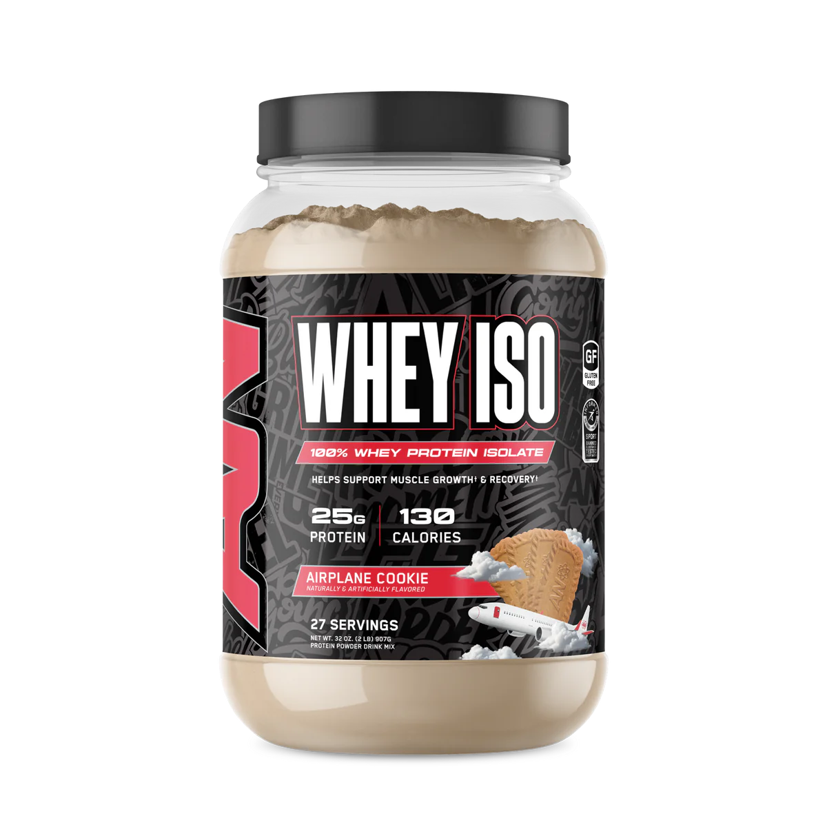 Proteina ABE ISO WHEY Air Plane Cookie 27 servicios